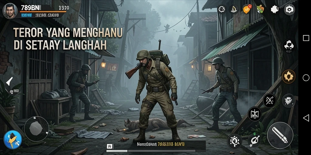 Tangkapan layar gameplay <strong>789BNI</strong> menampilkan suasana mencekam dan menegangkan.