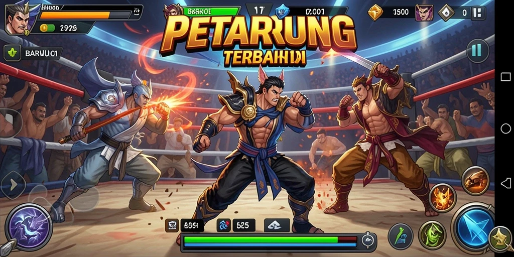 Tampilan gameplay memukau dari game Fighting BARU01.