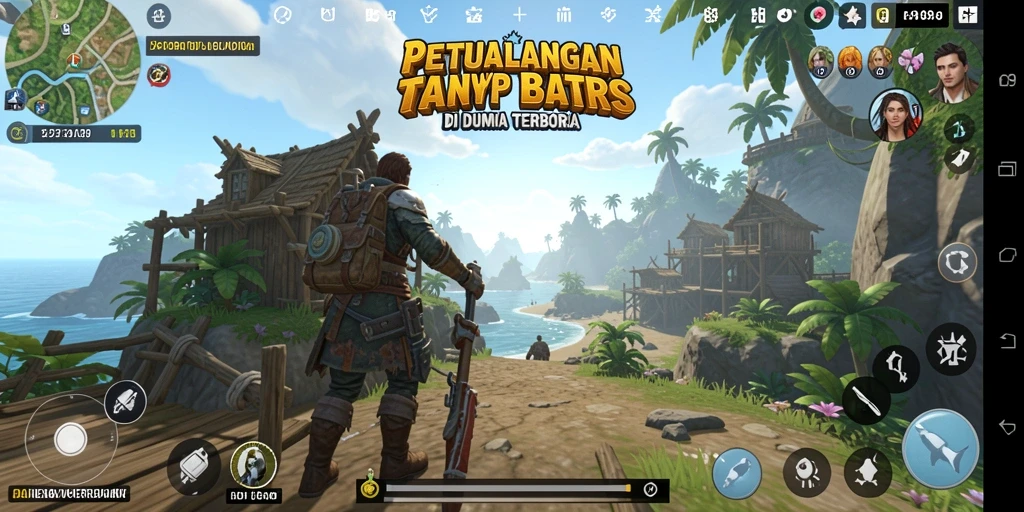 Gameplay H89 menampilkan petualangan di dunia terbuka yang luas.