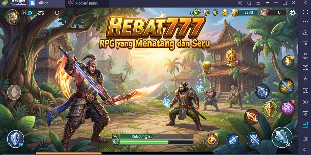 Tampilan menarik dari gameplay RPG yang mendebarkan.