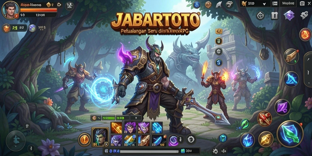 Tampilan gameplay menarik JABARTOTO dengan aksi RPG yang seru.