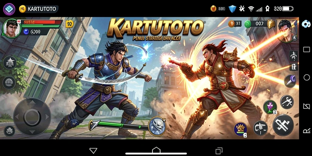 Gameplay KARTUTOTO yang intens dan mendebarkan.