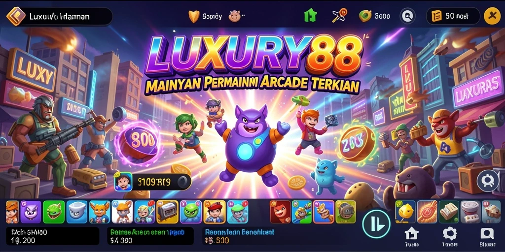 Tangkapan layar menampilkan gameplay seru LUXURY88 yang penuh aksi.