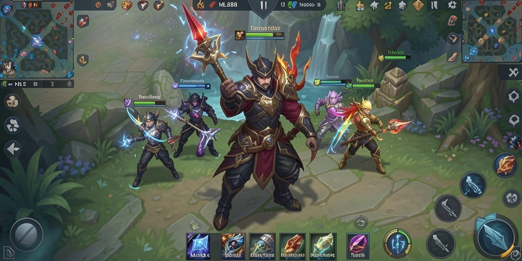 Gameplay MLBB8 yang menarik di dunia terbuka yang luas.