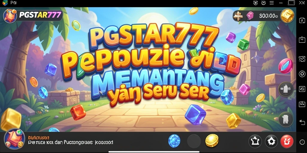 Tangkapan layar PGSTAR777 menampilkan gameplay seru dan menantang Puzzle.