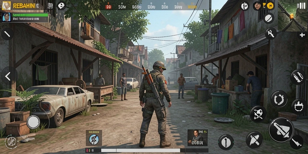 Screenshot utama REBAHIN menampilkan pengalaman gameplay simulasi yang mendebarkan.