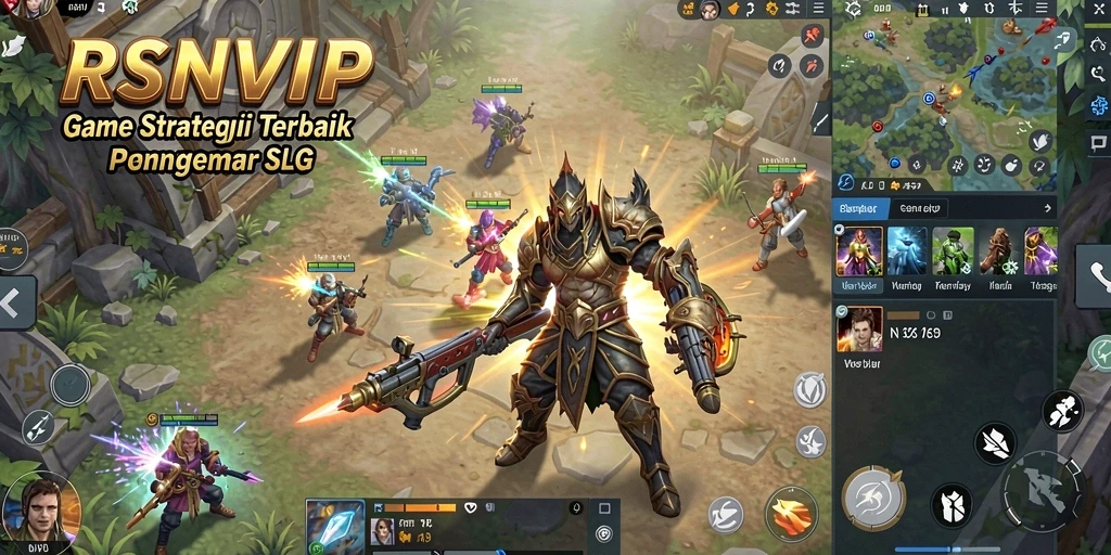 Tampilan gameplay SLG yang menakjubkan di RSNVIP.