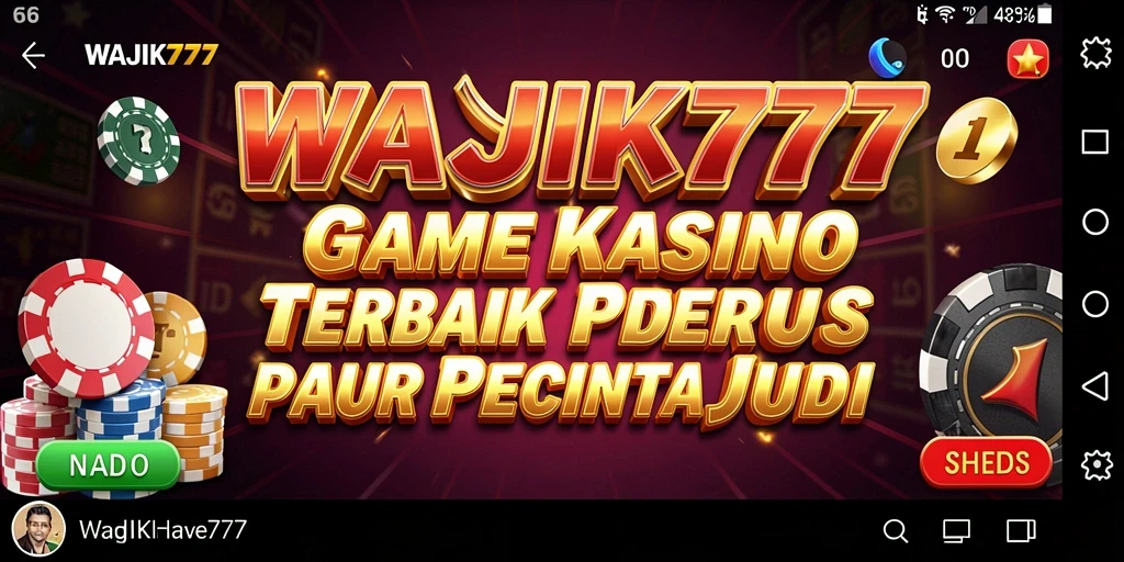 Tampilan gameplay menarik dari WAJIK777 yang menggugah adrenalin.